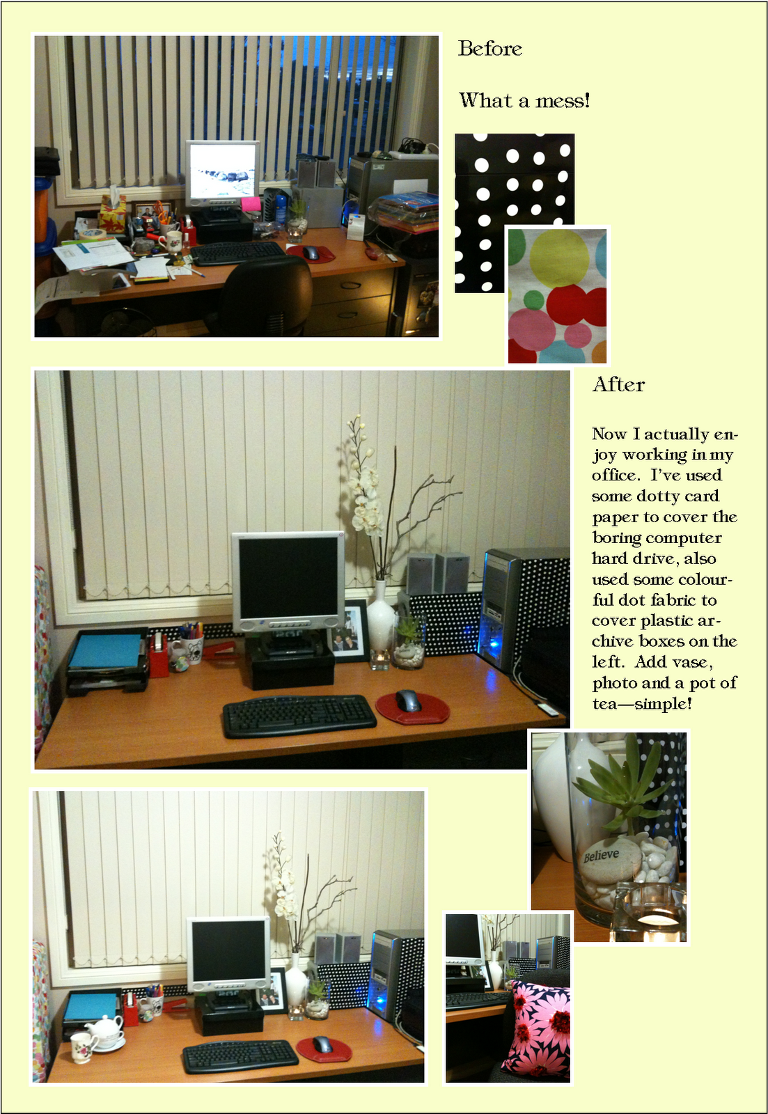 My Office Makeover MY DECORATOR Helping you achieve your interior